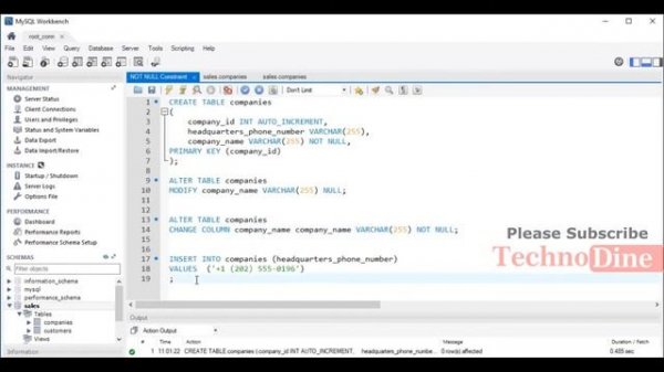 NOT NULL Constraint - sql not null constraint | what is not null constraints- Learn not null #20
