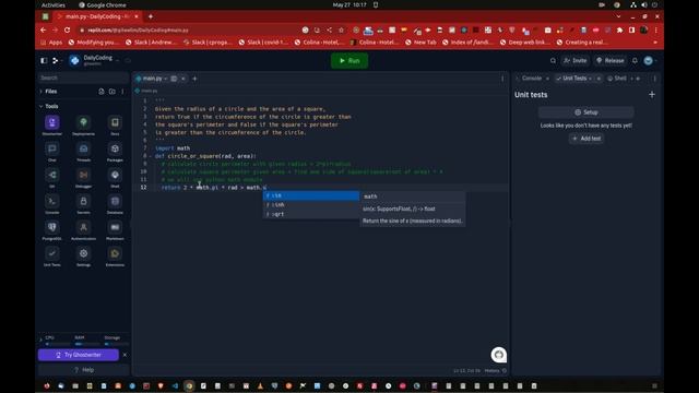 Using Python Math Library смотреть онлайн