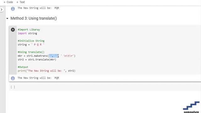 Python | Remove spaces from a string-using Translate () смотреть онлайн