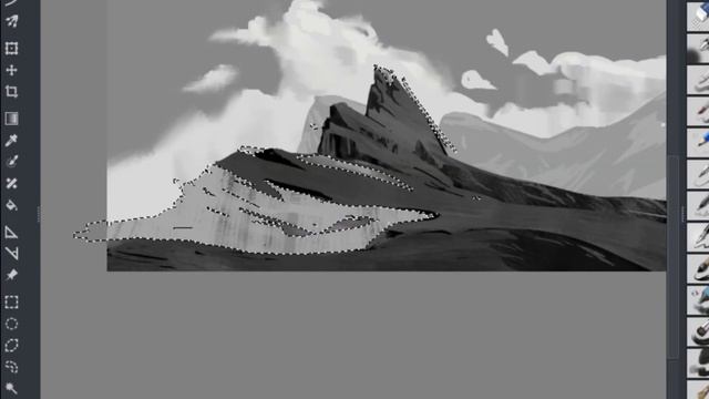 JUst a speedpaint// Environment art sketch // Krita смотреть онлайн