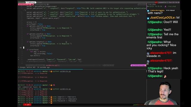 Live Stream: Building Autobrute.py (Part 2) смотреть онлайн