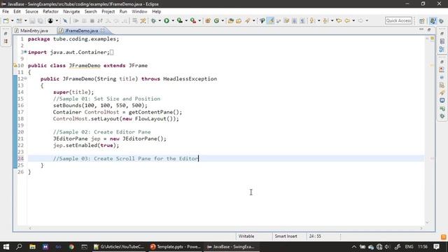 Display Html Page via JEditorPane | Java Swing Tutorials #14 смотреть онлайн