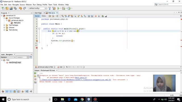 Java Break/Continue смотреть онлайн