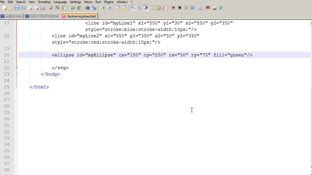 Ellipse in HTML5 SVG tutorial for beginners 7 смотреть онлайн