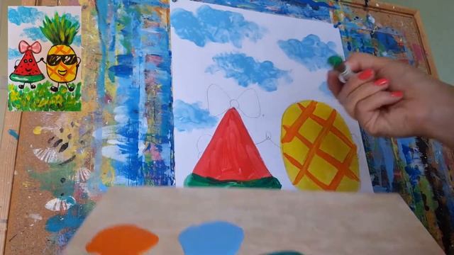 Арбуз и ананас в очках смотреть онлайн