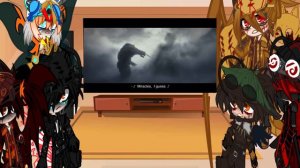 Monsterverse react to Godzilla X Kong: The New Empire trailer||Kaiju||Gacha Club🦍🦖🦧