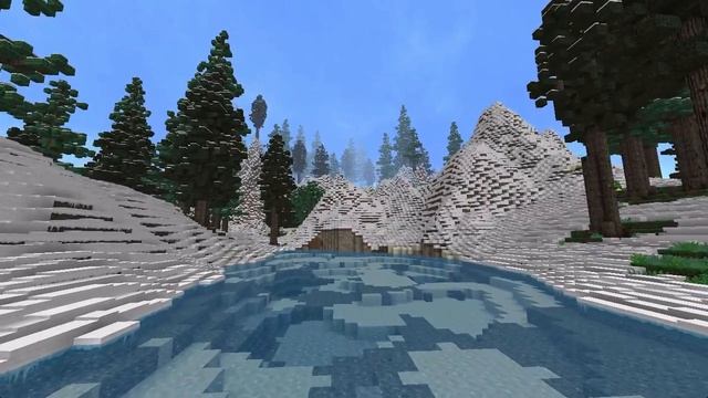 Minecraft Winter Landscape DOWNLOAD (Worldpainter) смотреть онлайн
