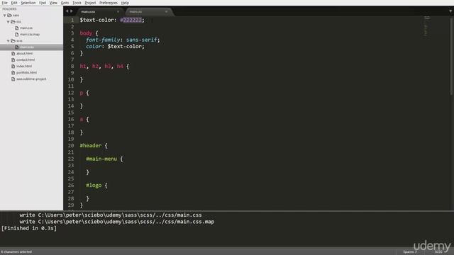 Variables in Sass смотреть онлайн