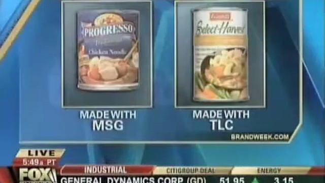 Lonny Strum On Fox Business Network Commenting On Campbell Soup Marketing