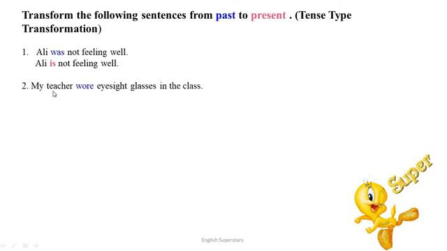 Simple Past to Present Transformation (Easiest way to learn transformation for beginners) смотреть онлайн
