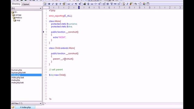 สอน PHP OOP ตอนที่ 8 self and parent смотреть онлайн