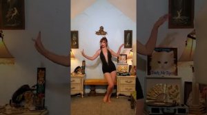 Dainty Rascal Dancing in Vintage Swimsuit