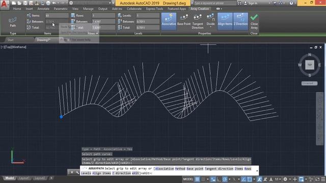 Path Array | AutoCad 2019 Full Course in Urdu/Hindi Part 32 смотреть онлайн