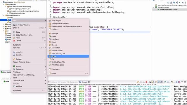 Faire du Java ou Spring Boot avec VS Code смотреть онлайн
