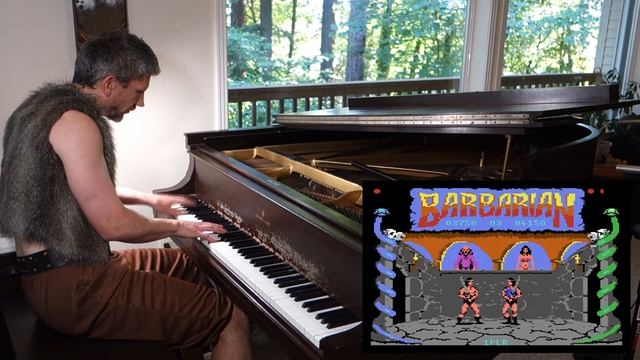 Barbarian Ultimate Warrior C64 piano arrangement and gameplay смотреть онлайн