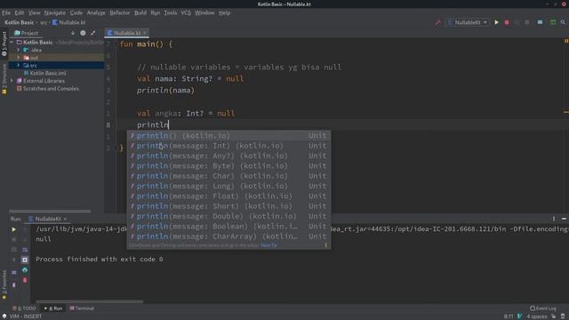 Ngulik Kotlin (Basic) #7 - Nullable Variables смотреть онлайн