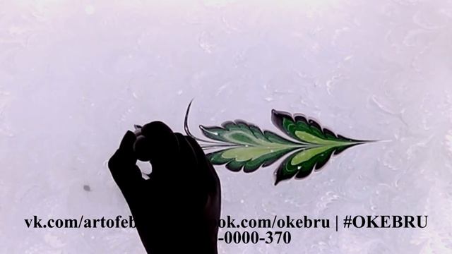 Эбру. Урок 3. Фиалка / Ebru. Lesson 3. Pansies