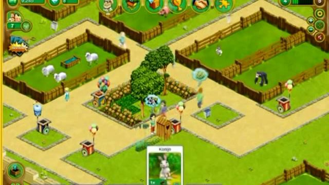 Онлайн игра My free zoo - построй свой зоопарк смотреть онлайн