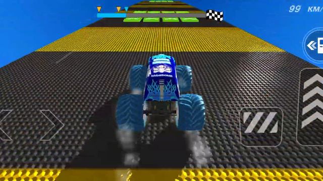 Extreme Monster Truck Impossible Mega Tracks 3D Ramp Android Gameplay смотреть онлайн