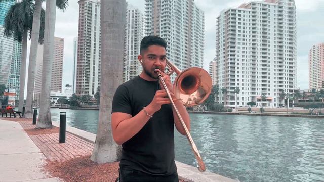 Grenade - Bruno Mars (Trombone Cover) смотреть онлайн