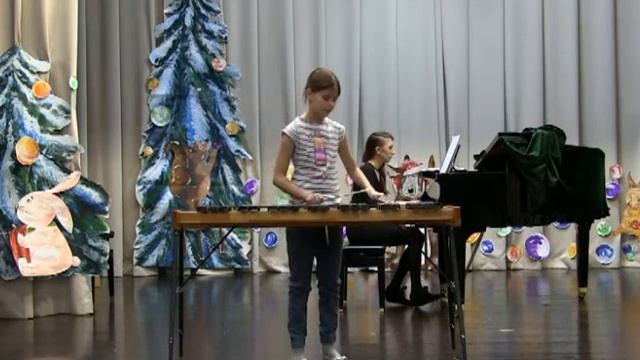 Ударные инструменты(ксилофон) Нефёдова Мария(9 лет). МАУ ДО Боровская ДШИ "Фантазия" смотреть онлайн