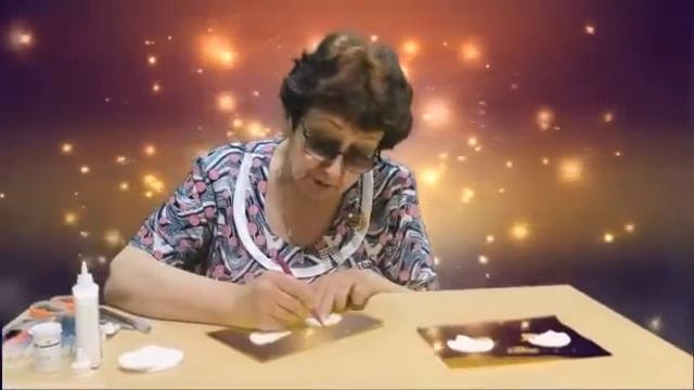 Мастер-класс Аппликация из ватных дисков смотреть онлайн