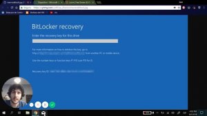 bitlocker recovery key - microsoft account - azure