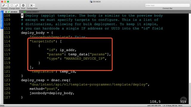 13 Demo Versioning and Deploying Templates to Network Devices смотреть онлайн