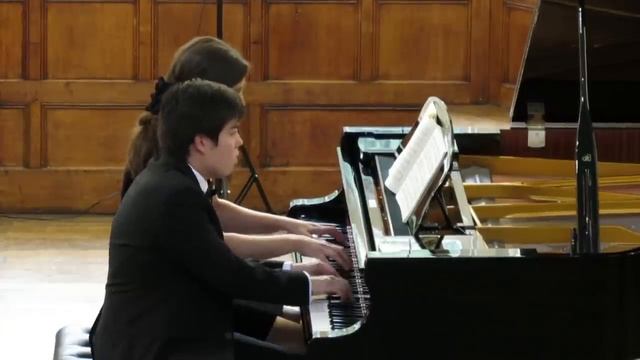 Hungarian Dances No 5, J Brahms - Passepartout Piano Duo смотреть онлайн