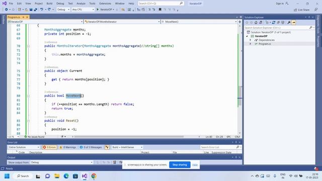 C# Iterator design pattern in hindi + english part 1 смотреть онлайн