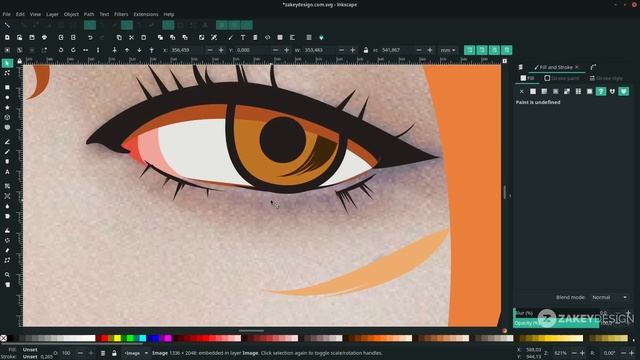 Inkscape : Lisa Blackpink Vector Portrait (Speedart) смотреть онлайн