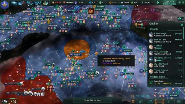 Let's Play Stellaris MP - Eurosong vs. Turtle Power, Episode 18 смотреть онлайн