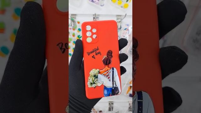 Силиконовый чехол Девушка с цветами для Samsung Galaxy A32 / Самсунг А32 смотреть онлайн
