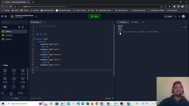 Lecture 6: Switch Statement in JavaScript. смотреть онлайн