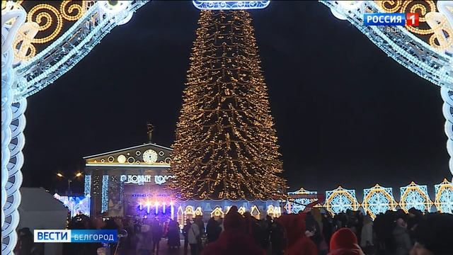 В Белгороде начали демонтировать главную новогоднюю ёлку смотреть онлайн
