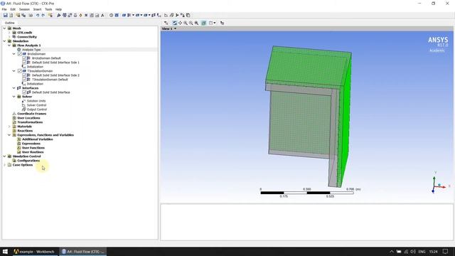 2. Настройка тепловой задачи в ANSYS CFX смотреть онлайн