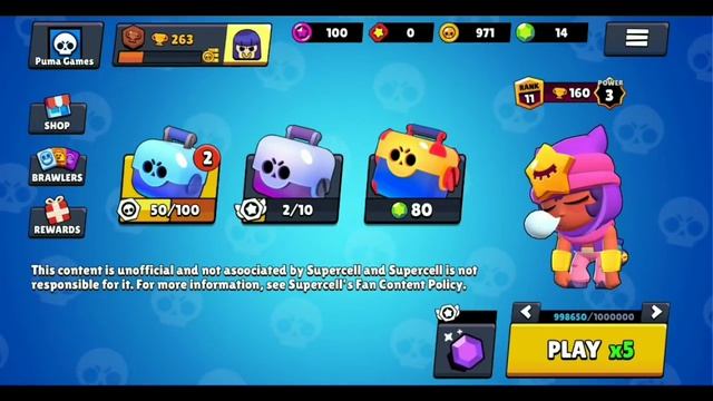 Box Simulator for Brawl Stars - Gameplay Walkthrough Part 1 - Sandy (iOS, Android) смотреть онлайн