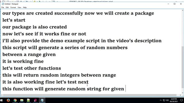 How to generate multiple type of series, prime numbers, random strings etc in oracle using pl/sql смотреть онлайн