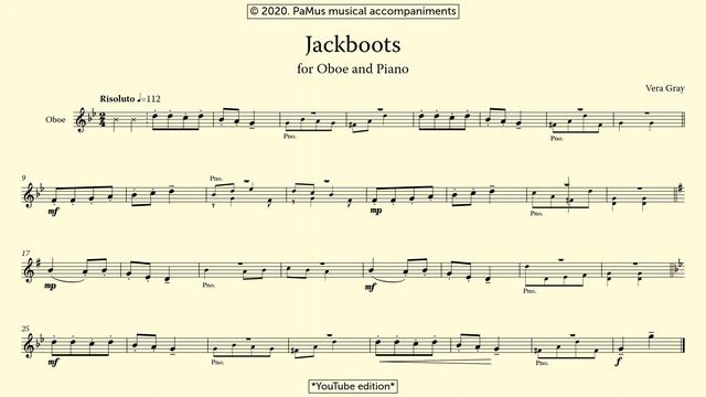 Vera Gray: Jackboots for Oboe and Piano смотреть онлайн