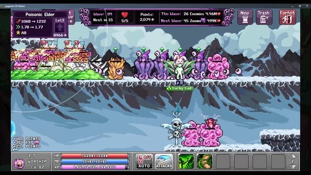 IdleOn - W3 Tower Defense: Frosty Firefight! Wave 100! смотреть онлайн