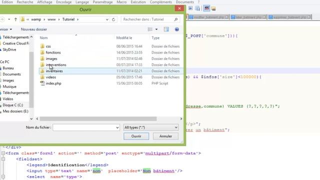 PHP PDO MySQL : Réalisation d'une GMAO - Partie9 смотреть онлайн