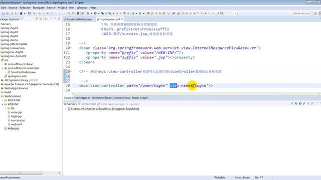 【Java框架入门】day05.18 mvc view controller标签与mvc annotation driven标签 смотреть онлайн
