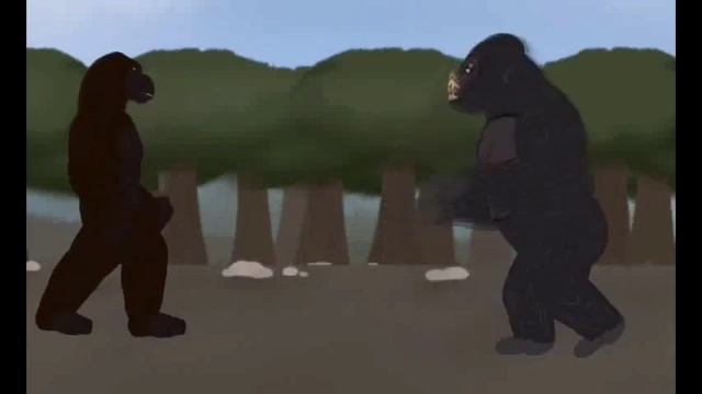 Kong 1933 Vs Kong 2005 | Dc2 Animation | Gojirarex master | Kaiju Battles смотреть онлайн