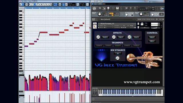 Trumpet sound library for NI Kontakt. Brass nki, wav, vst plugin смотреть онлайн