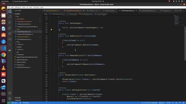 Dotnet EntityFrameWord API смотреть онлайн