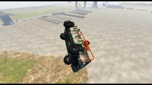 BeamNG.Drive Mod : African Rebel Pickup Truck Beta (Crash test)