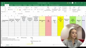 Как посчитать себестоимость товара с помощью excel таблицы?☝️ для розничного бизнеса?