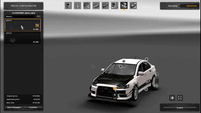 MITSUBISHI LANCER EVO X 1.26 ETS2 (Euro Truck Simulator 2) Free Download смотреть онлайн