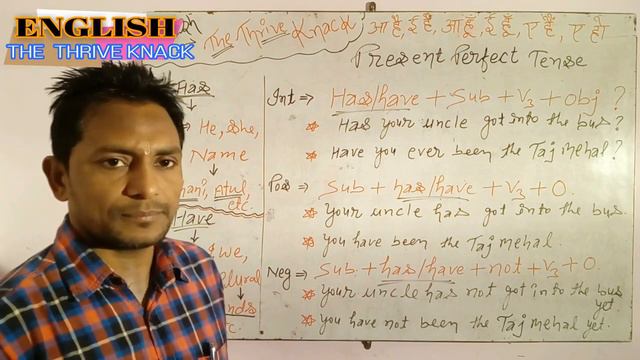HINDI TO ENGLISH : Present Perfect Tense with Rule !! English Grammar !! Latest Video 2017 !! смотреть онлайн
