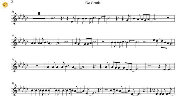 Go Gentle by Robbie Williams (Flute Solo with Piano Accompaniment/Sheets) смотреть онлайн